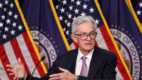 Federal Reserve Board Chair Jerome Powell holds a press conference following a two-day meeting of the Federal Open Market Committee on interest rate policy in Washington, U.S., September 18, 2024.