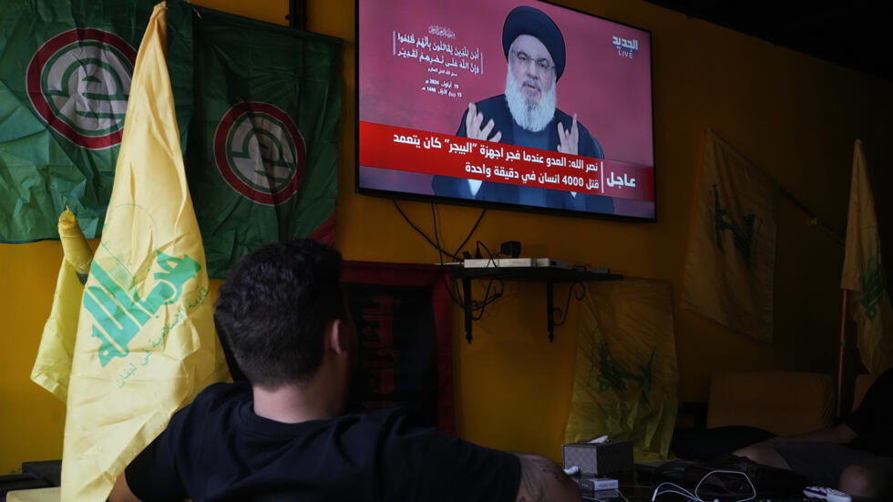 O líder do Hezbollah libanês, Hassan Nasrallah, reconhece "um golpe severo e sem precedentes", acusa Israel de ter "ultrapassado todas as linhas vermelhas".