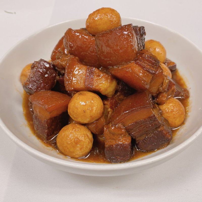 New- Braised Pork with Brown Sauce and Quail Eggs