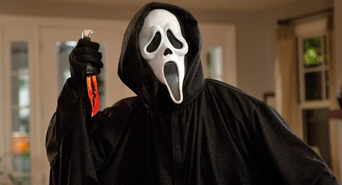 The Ghostface Killer in Scream 4