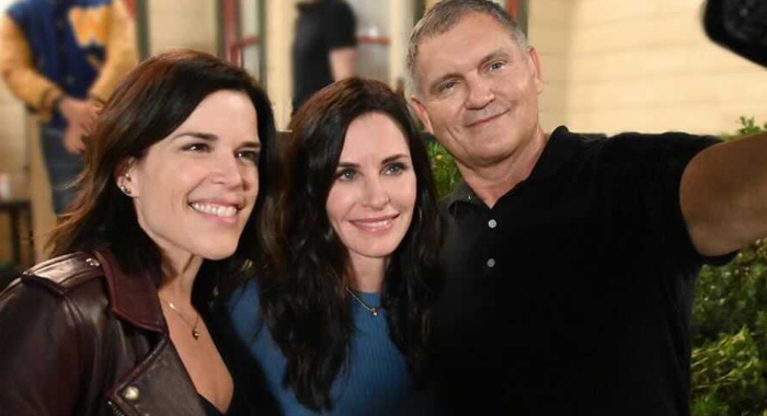 Neve Campbell, Courteney Cox, Kevin Williamson