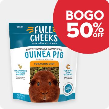 BOGO 50% off callout and Full Cheeks small pet food