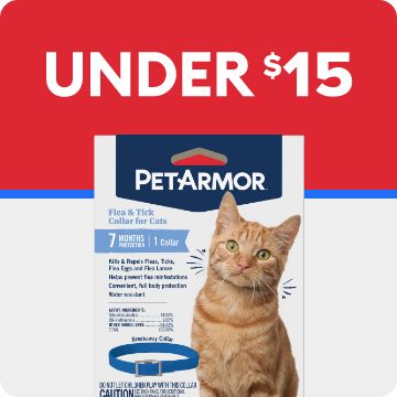 Under $15 message and flea & tick products