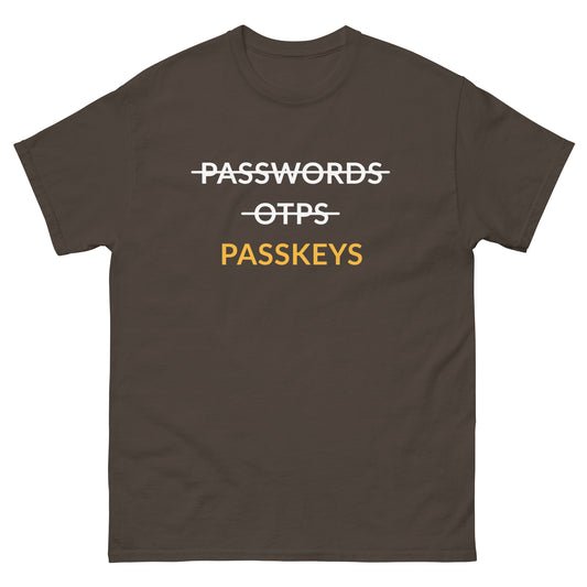 Passkeys, Not Passwords - Classic Fit Tee