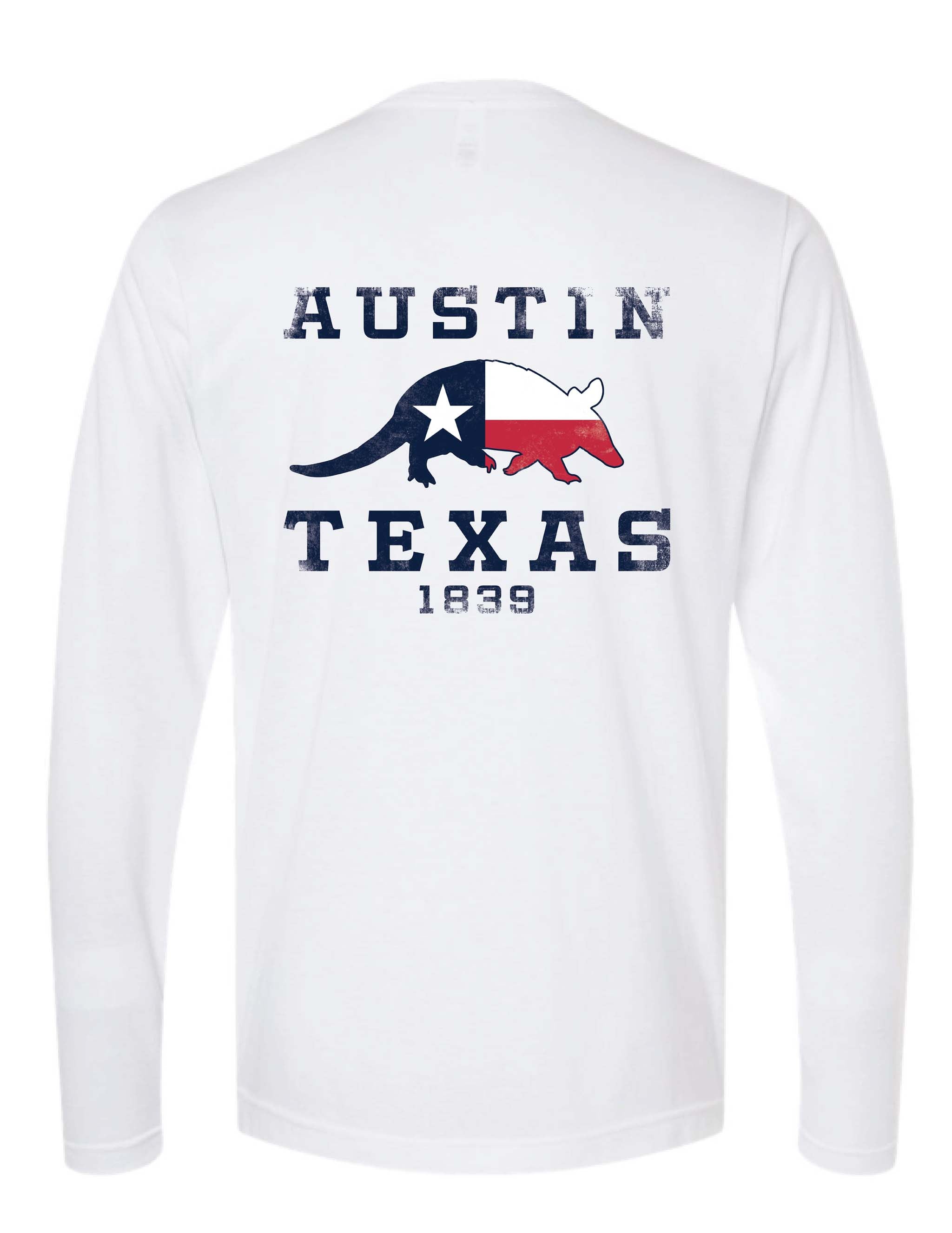 Texas Armadillo Long Sleeve T-Shirt