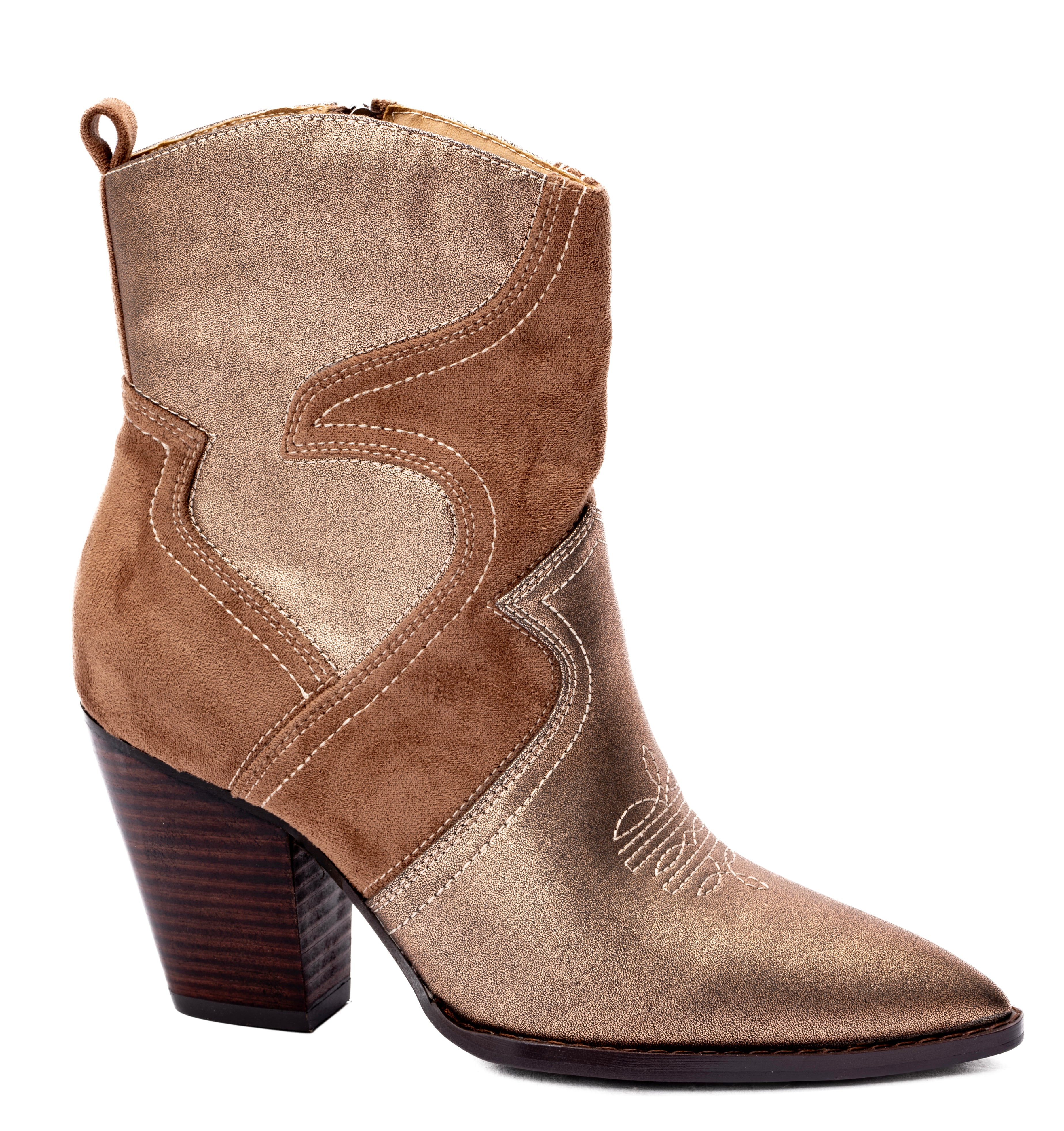 Good Lookin Two Toned Ankle Boot by Corkys