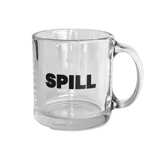 SPILL Clear Glossy Mug