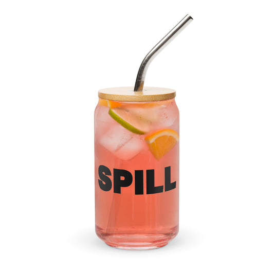 SPILL Can-Shaped Glass