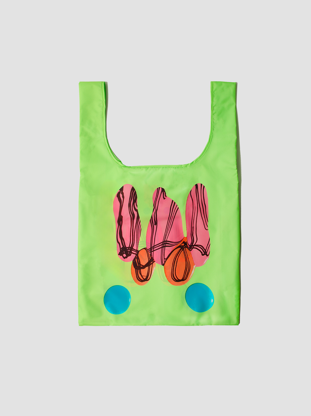 The Splash Page Logo Green Tote