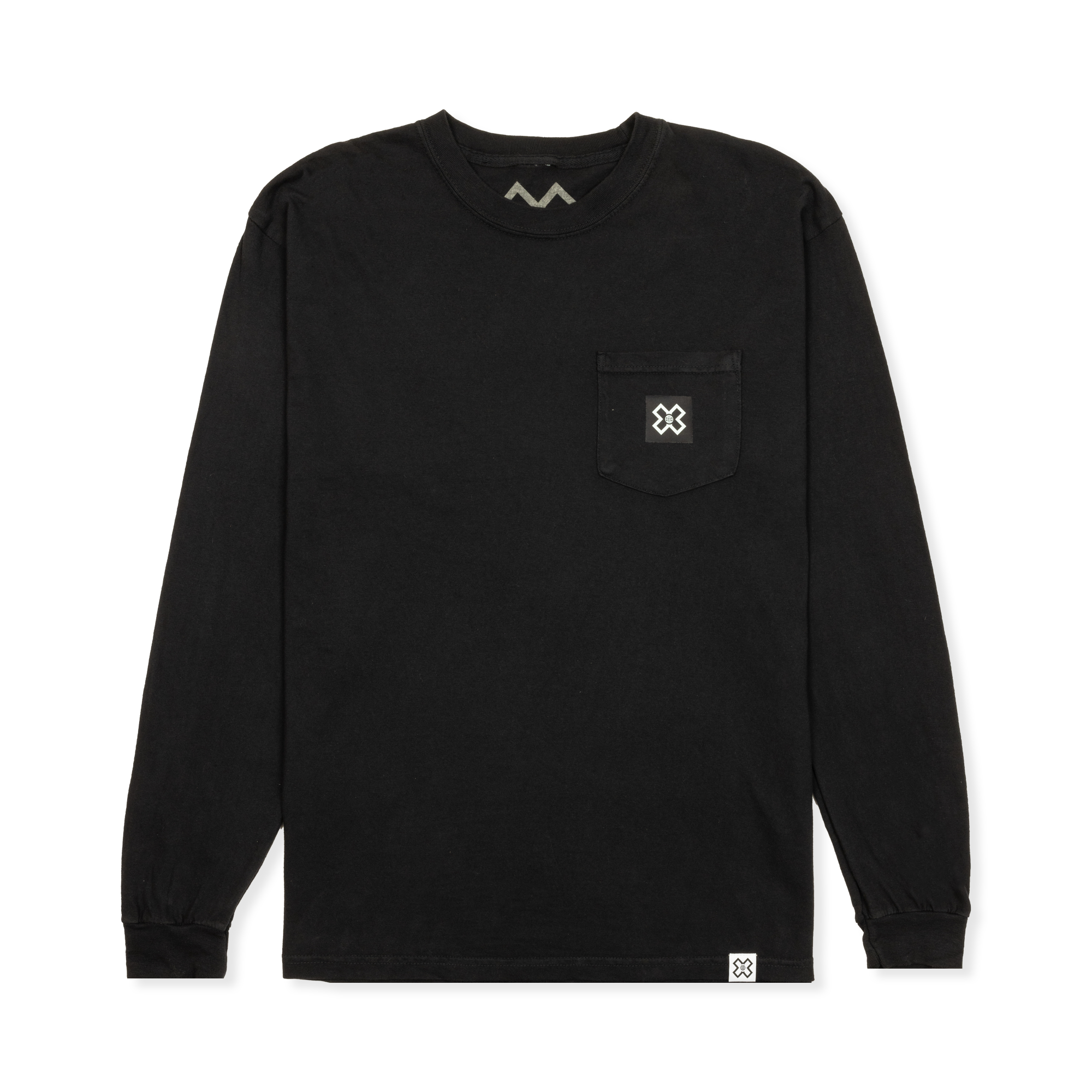 BLACK POCKET LONG SLEEVE