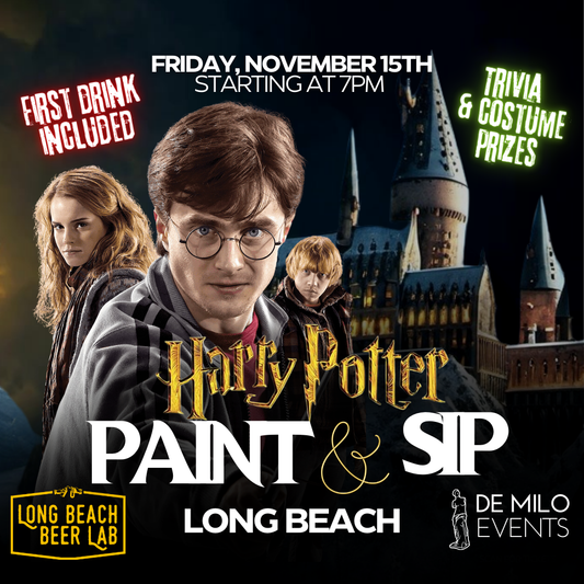 11/15/24 - Harry Potter Paint & Sip @ Long Beach Beer Lab (Long Beach) (All Ages Welcome)