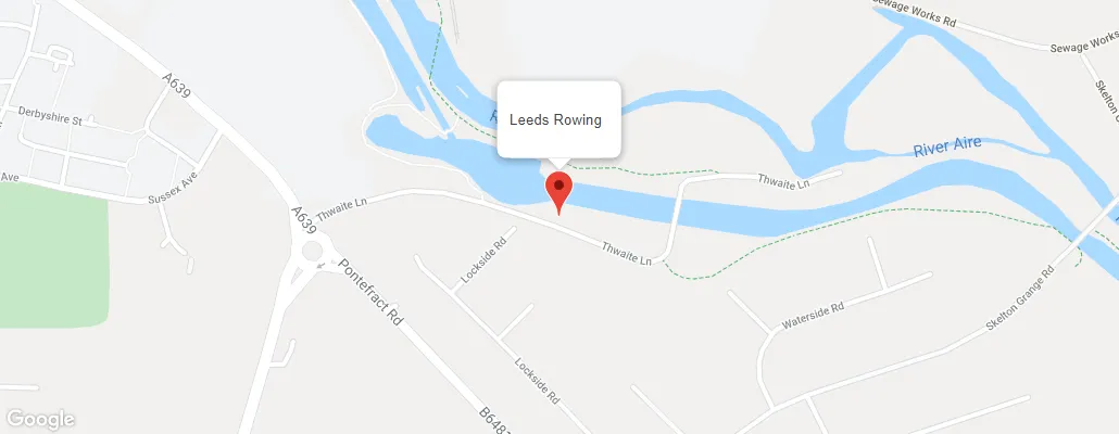 Leeds rowing club map