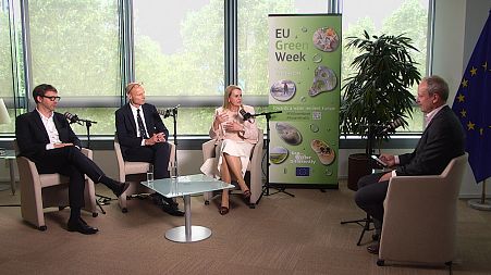 The debate was presented from the EU's Green Week event in Brussels,