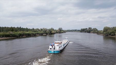 The Scheldt River flows through Flanders to its outlet in the North Sea