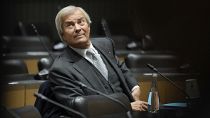 Prezes Vivendi Vincent Bollore uczestniczy w przesłuchaniu parlamentarnej komisji śledczej w Zgromadzeniu Narodowym w Paryżu. 13 marca 2024 r.