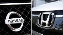 Logos de Nissan et Honda