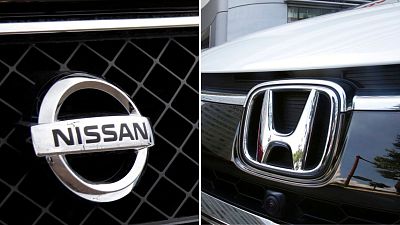 Nissan and Honda logos