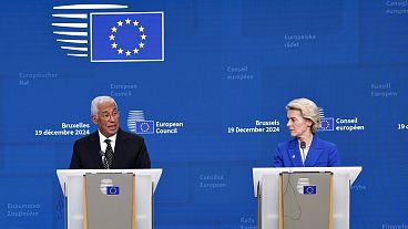 Antonio Costa y Ursula von der Leyen presentaron los principios de la UE para la transición de Siria.