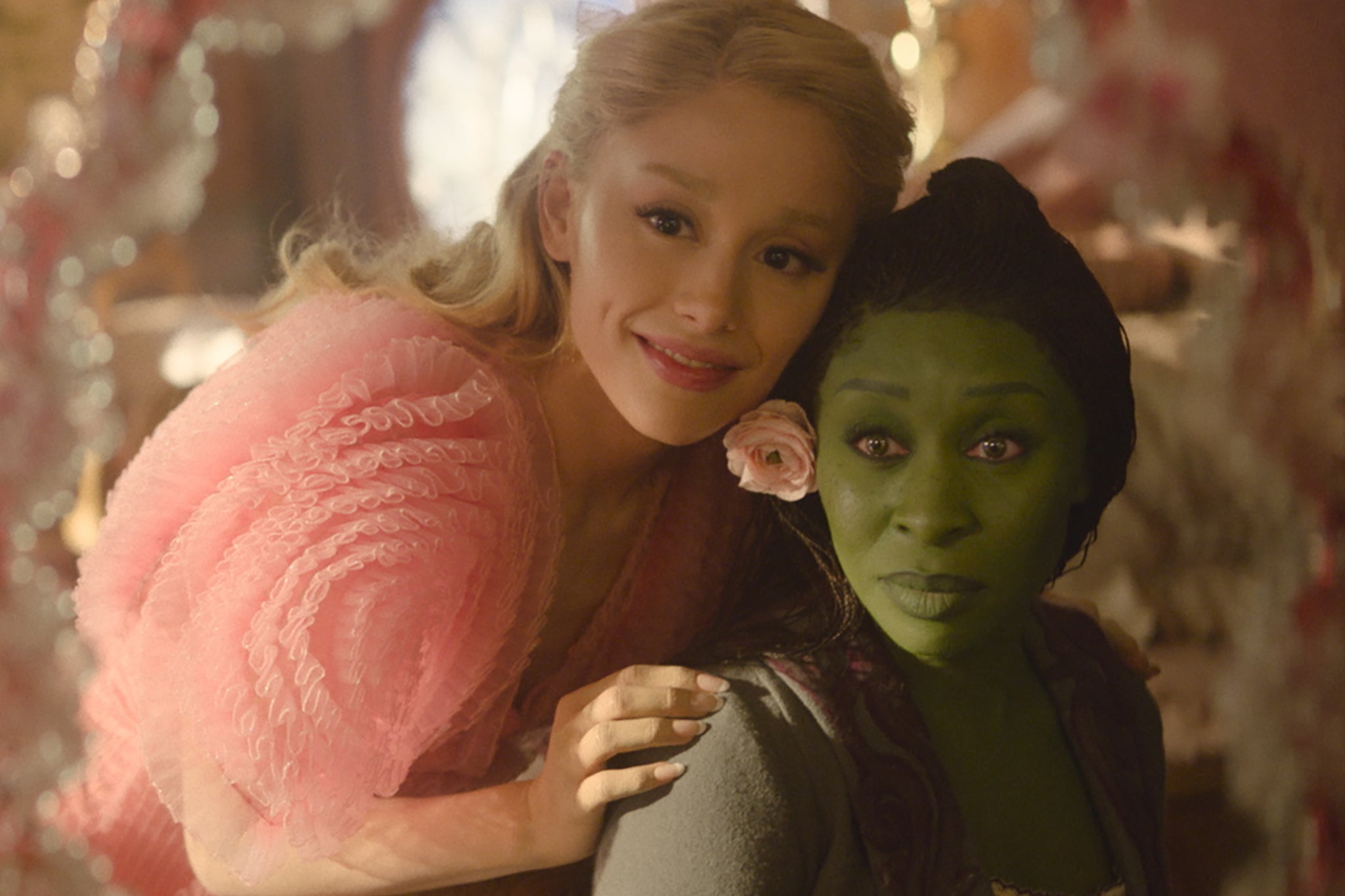 TV advert lighting: Ariana Grande and Cynthia Erivo in ‘Wicked’