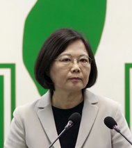 Tsai Ing-wen, presidential candidate of the Democratic Progressive Party