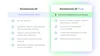 Side by side comparison of NotebookLM and NotebookLM Plus