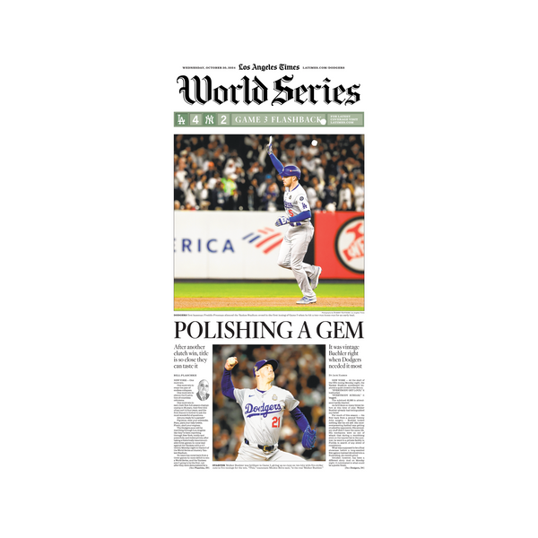 World Series Game 3: 10/30/24 Page Print