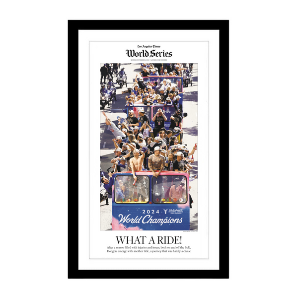 Dodgers Championship Commemorative Special Section 11/4/24 Page Print