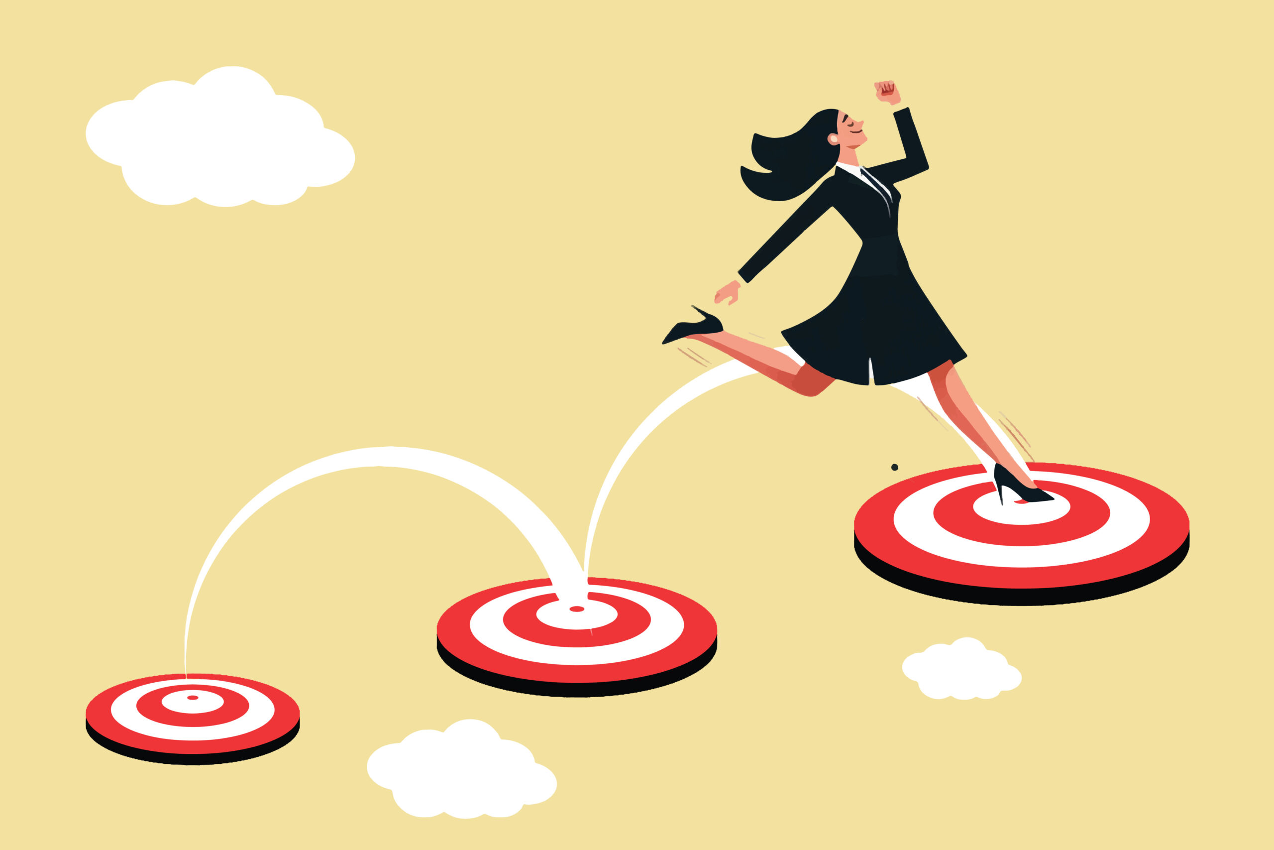 women exec leapfrogging targets