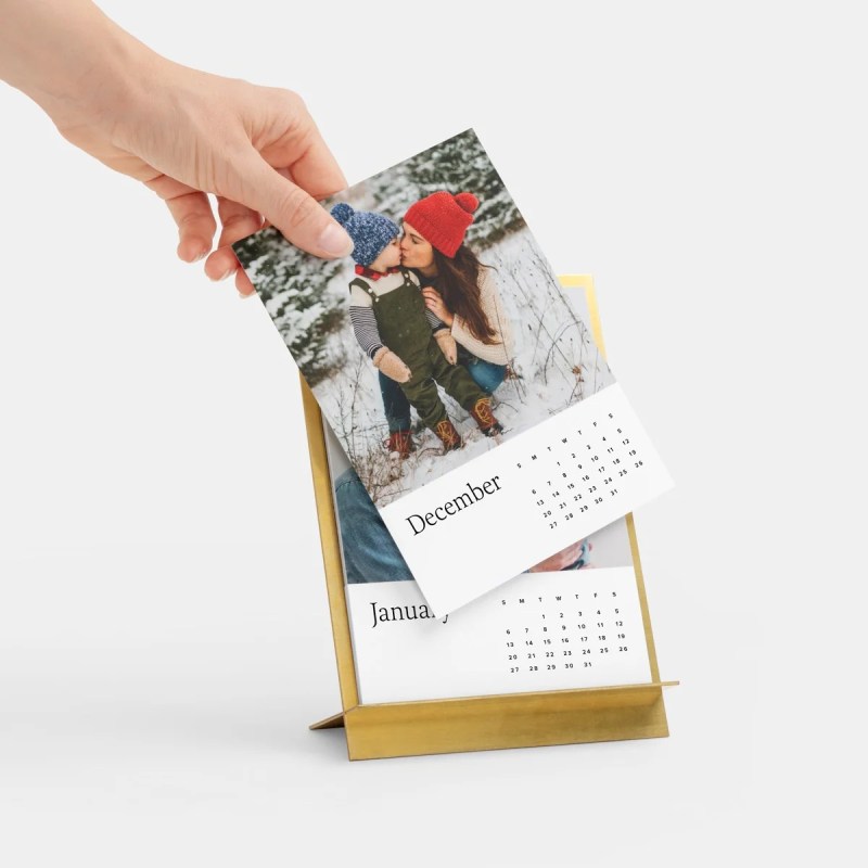 Artifact Uprising Brass Easel and Calendar