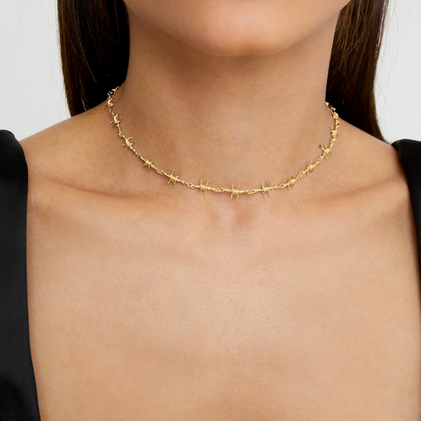 THE BARB WIRE CHOKER (DANIELLE GUIZIO X THE M JEWELERS)