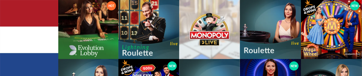 de beste selectie van live dealer gokken