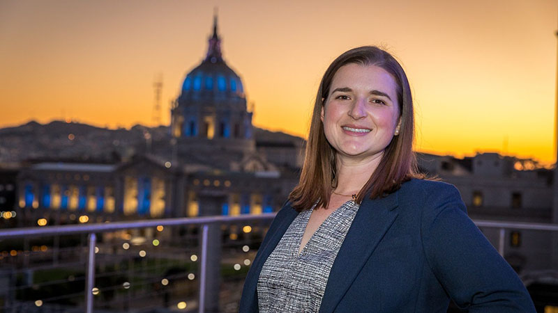 Julia Jordan by SF city hall