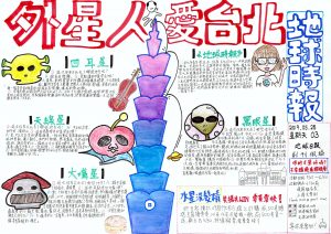 【第一屆好讀周報手繪報比賽得獎作品】國中組 第二名