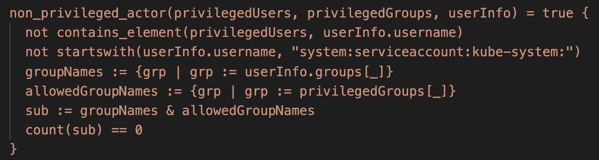 After examining the built-in policy, we discovered that Autopilot completely exempts kube-system service accounts.