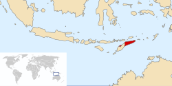 Location of Timor Wétan