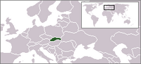 Locatie van Slovenská Republika