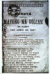 Bareta dapit can volcan mayong sa Albay can Junio de 1897