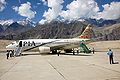 B 737-300 der PIA im pakistanischen Gebirge (ab 28.06.2009)