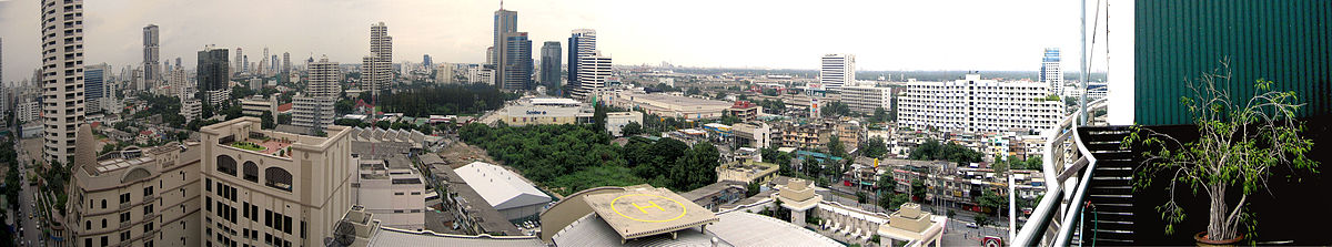 Vista panorámica desde Sukhumvit Soi 24.