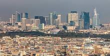 La Défense, seen from the Eiffel Tower