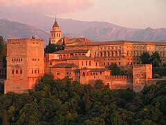 Alhambra de Granada, Granada, España.