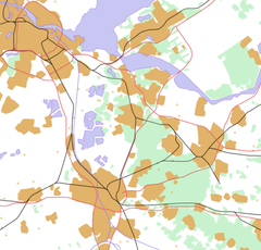 Station Hilversum is located in Northeastern Randstad