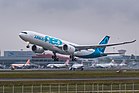 Take-off zum Erstflug des Airbus A330neo am 19. Oktober 2017 in Toulouse-Blagnac. KW 46 (ab 12. November 2017)