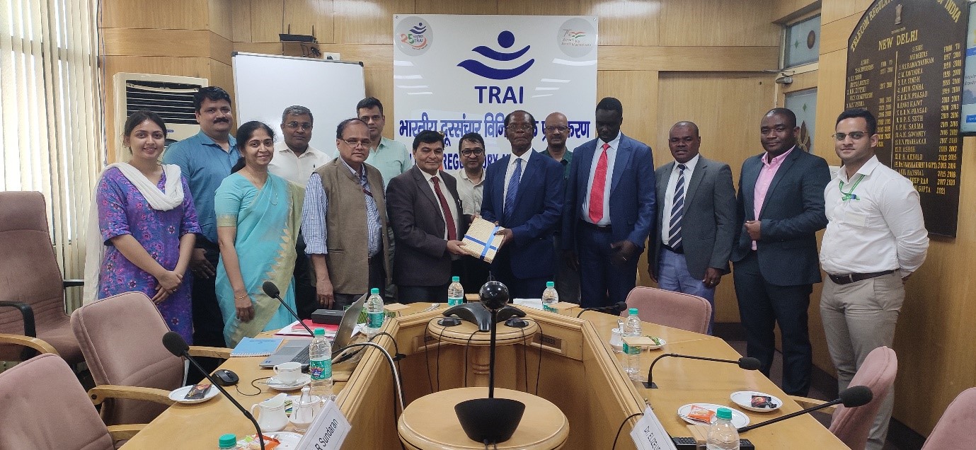 Delegation from Tanzania, UCSAF visit TRAI and Tanzanian embassy