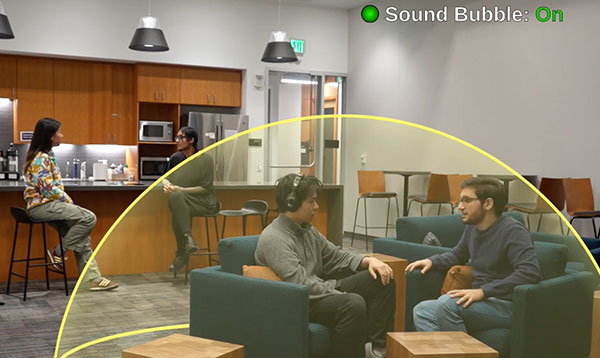 AI headphones create a ‘sound bubble,’ quieting all sounds more than a few feet away