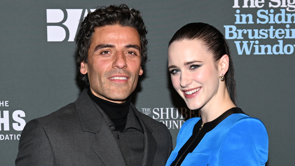 NEW YORK, NEW YORK - FEBRUARY 23: (L-R) Oscar Isaac and Rachel Brosnahan attend as BAM (Brooklyn Academy of Music) presents the opening night for The Sign In Sidney Brustein's Window at Brooklyn Academy of Music on February 23, 2023 in New York City. (Photo by Noam Galai/Getty Images for BAM)