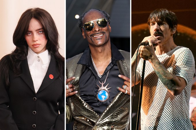 Billie Eilish Snoop Dogg Red Hot Chili Peppers