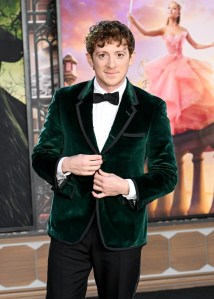 Ethan Slater at the "Wicked" Los Angeles Premiere at the Dorothy Chandler Pavilion on November 9, 2024 in Los Angeles, California.