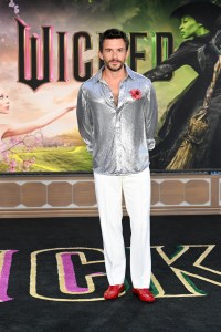 Jonathan Bailey at the "Wicked" Los Angeles Premiere at the Dorothy Chandler Pavilion on November 9, 2024 in Los Angeles, California.