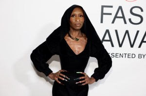 NEW YORK, NEW YORK - OCTOBER 28: Cynthia Erivo attends the 2024 CFDA Awards at American Museum of Natural History on October 28, 2024 in New York City.  (Photo by Dimitrios Kambouris/Getty Images)